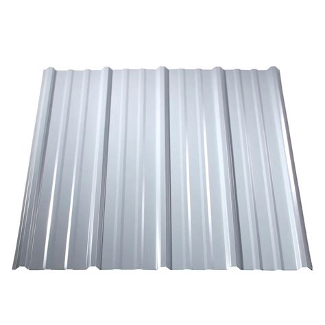 white galvanized sheet metal|12 foot white metal roofing.